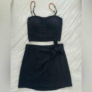 ViX Paula Hermanny Luna mini skirt and corset top